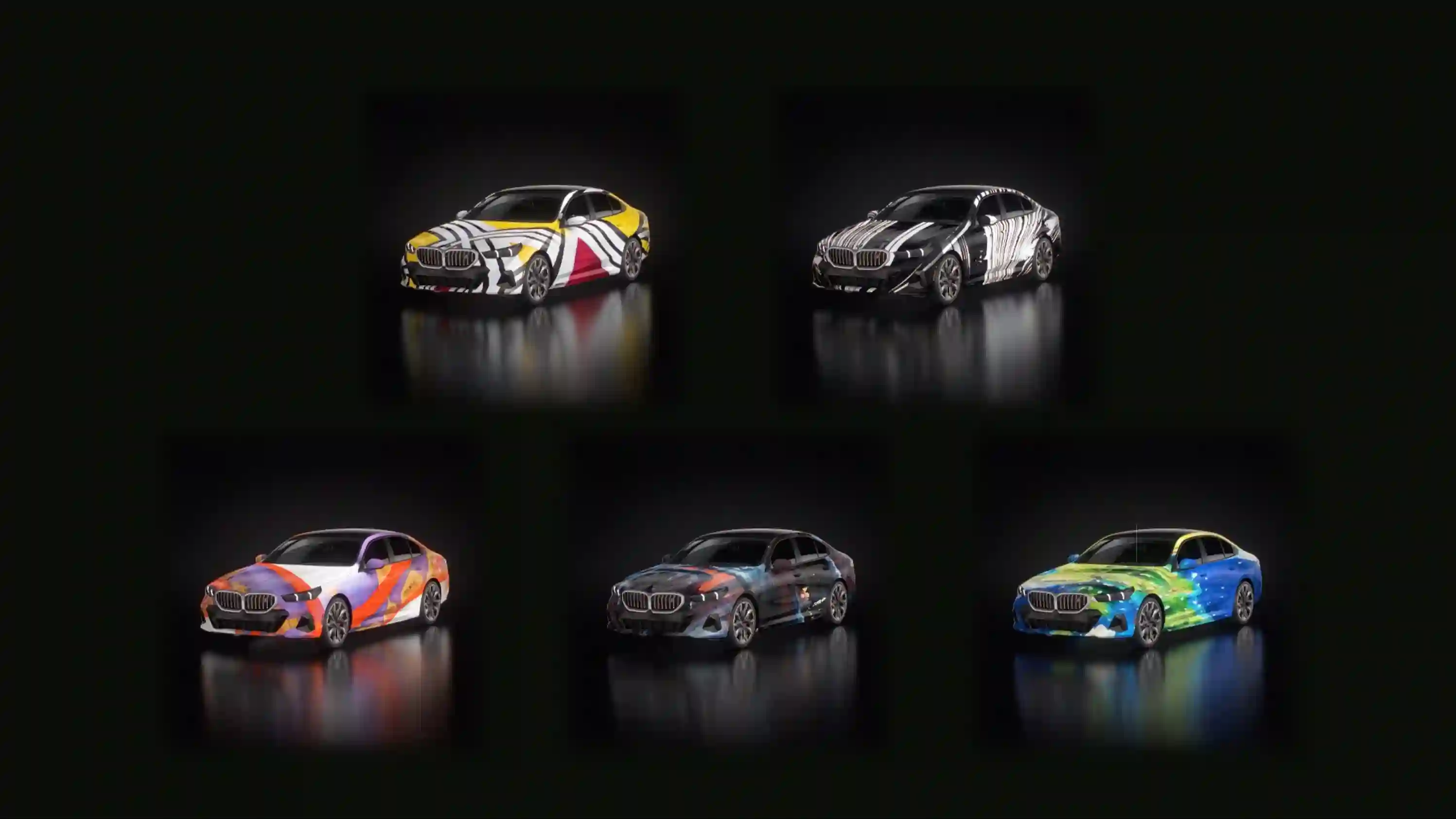 "The Electric AI Canvas" - инсталляция, вдохновленная новым BMW i5