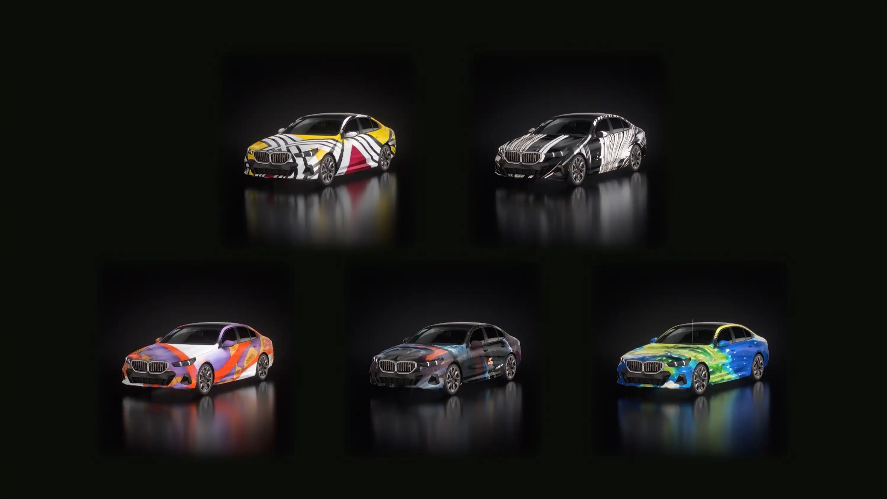 "The Electric AI Canvas" - инсталляция, вдохновленная новым BMW i5